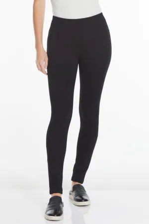 Ponte Leggings In Black
