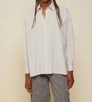 Poplin Shirt In Ostrica