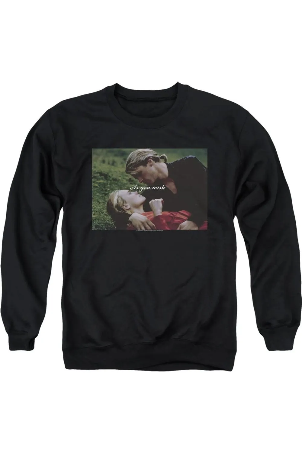 Princess Bride As You Wish Adult Crewneck Sweatshirt
