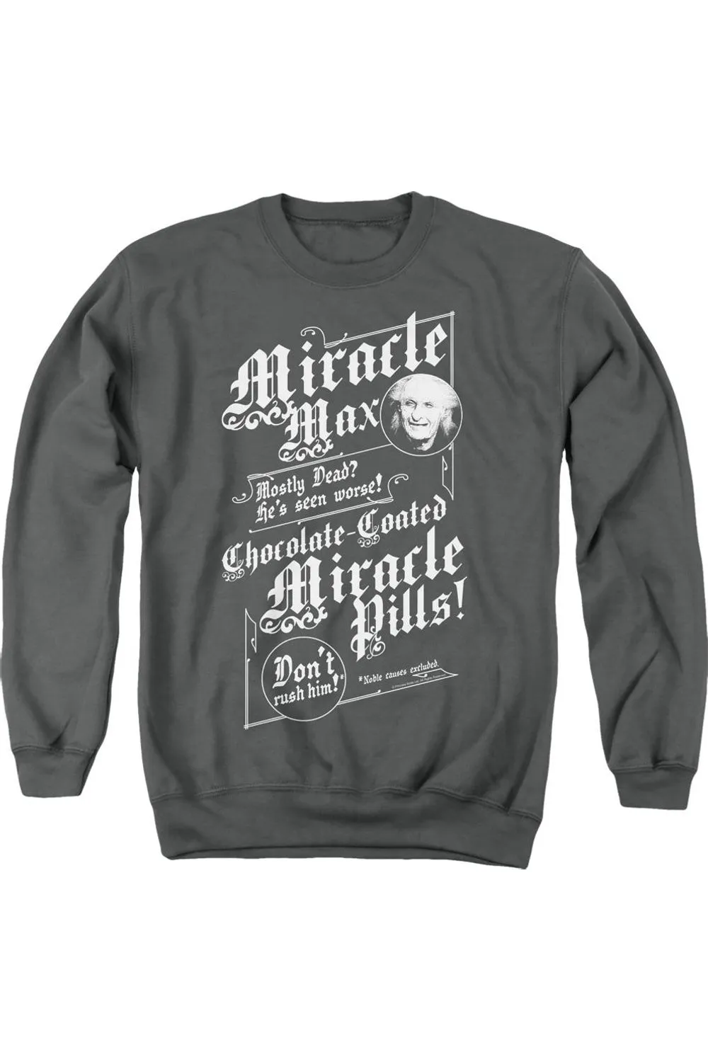 Princess Bride Miracle Max Adult Crewneck Sweatshirt