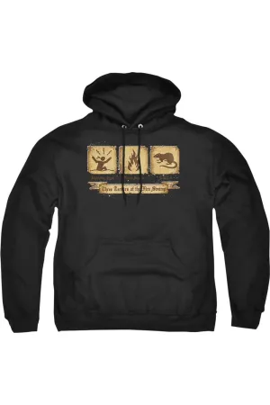 Princess Bride Three Terrors Adult Pull Over Hoodie