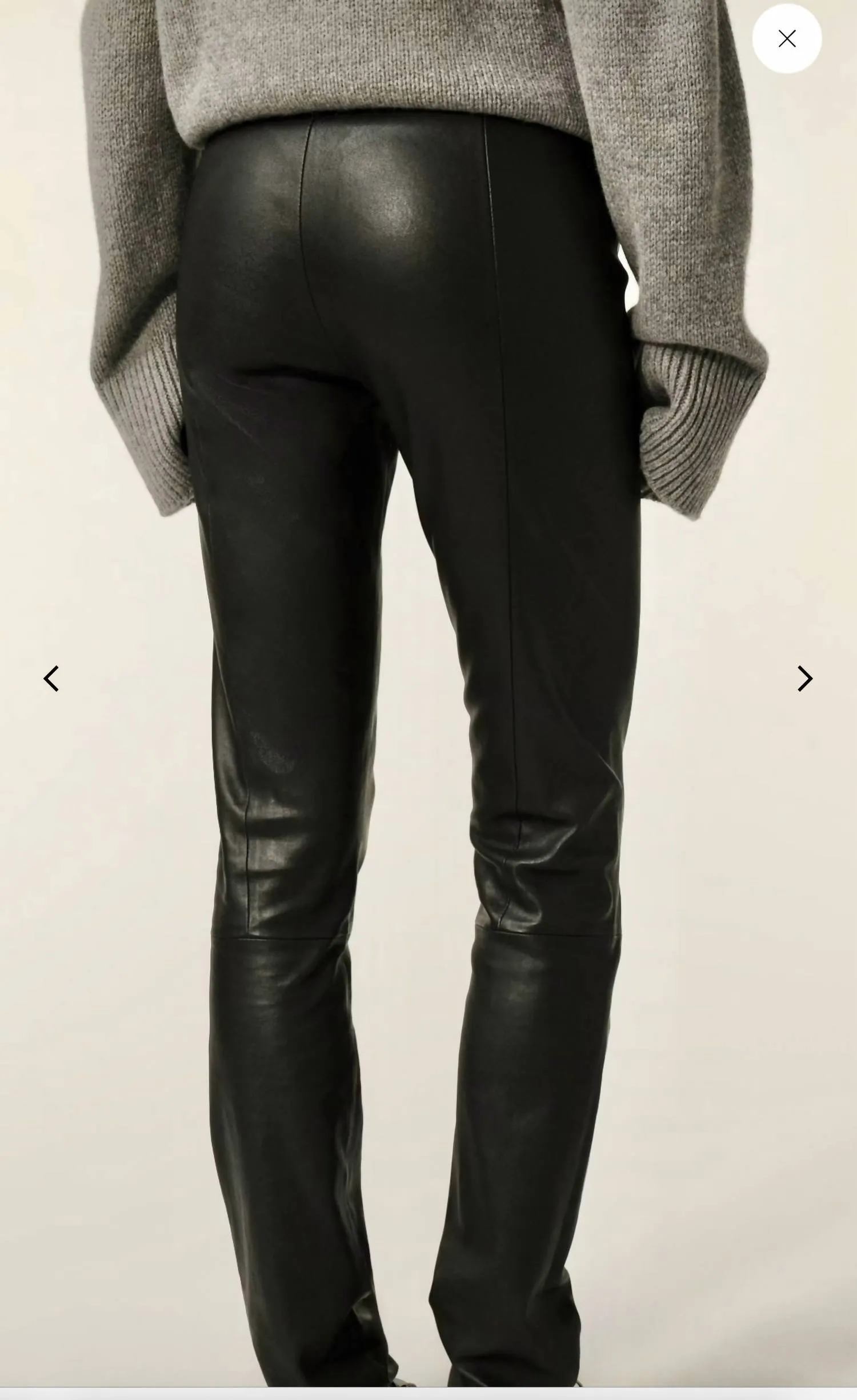 Quartz Stretch Leggings In Noir
