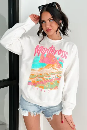 "Monterosso Italy" Graphic Sweatshirt (Ivory)