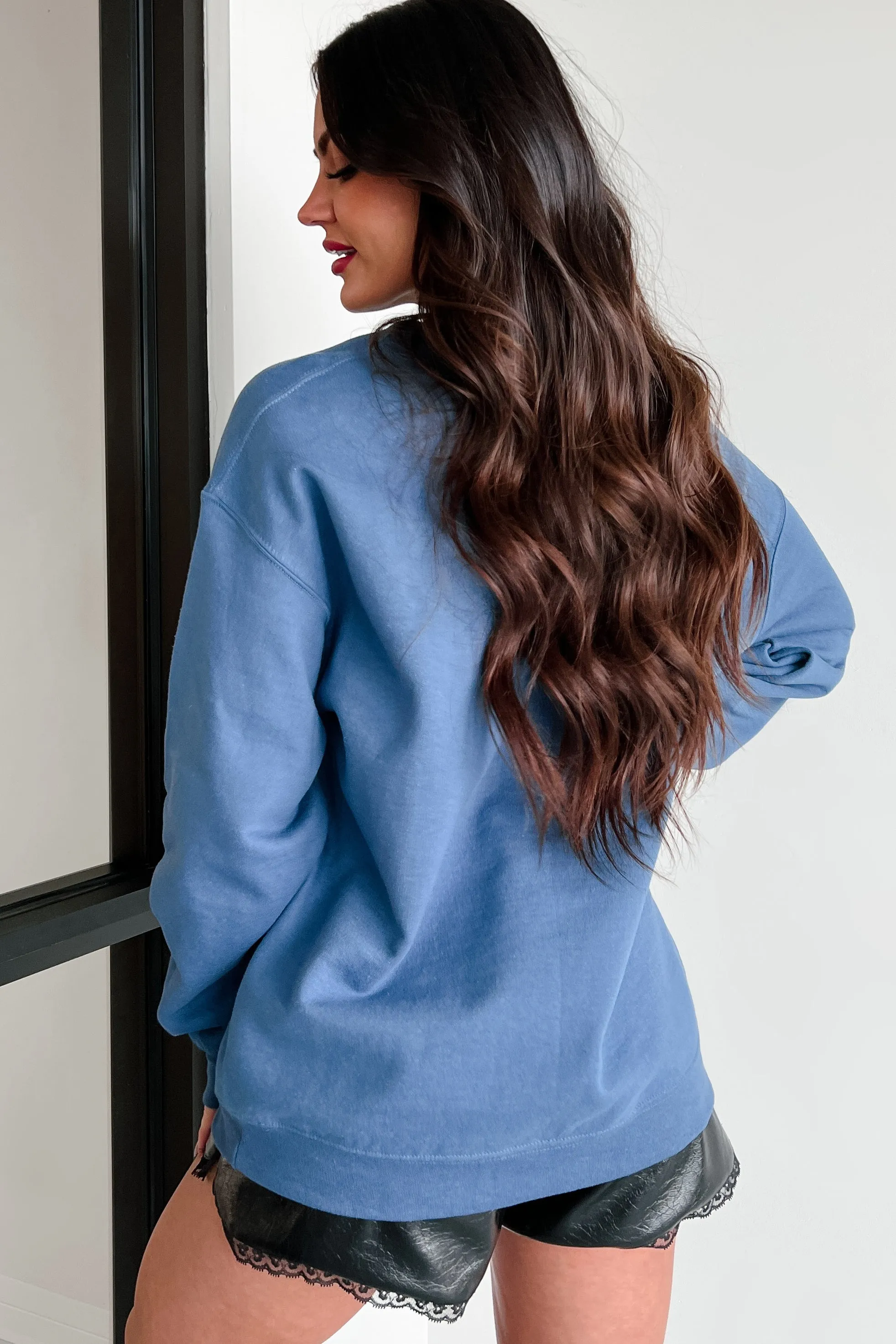 "Yellowstone National Park" Graphic Sweatshirt (Indigo)