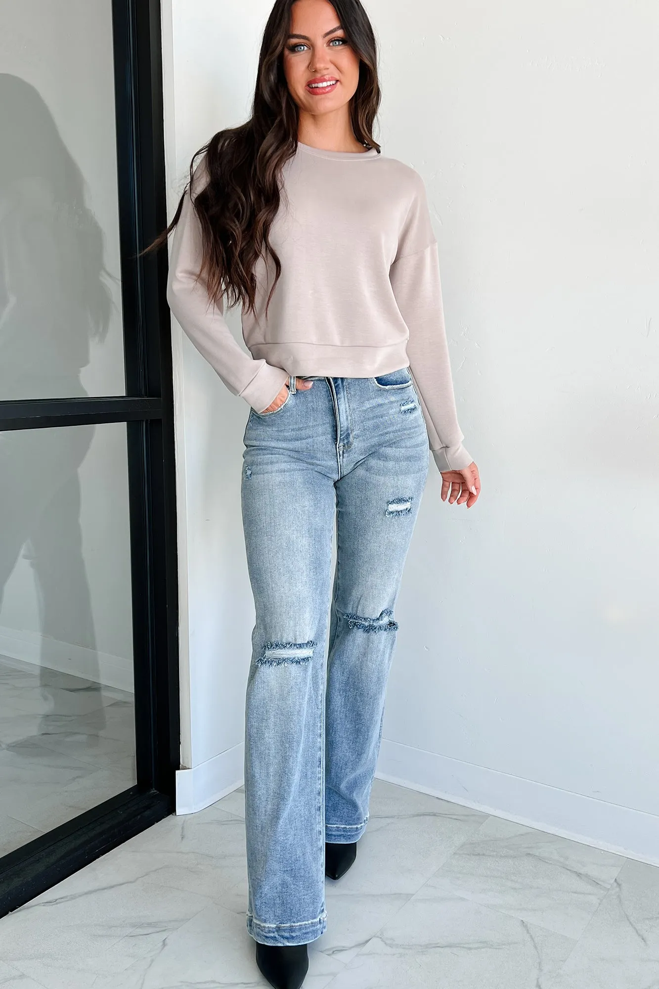 Ransom Lightweight Wasabi  Mint Sweatshirt (Light Taupe)