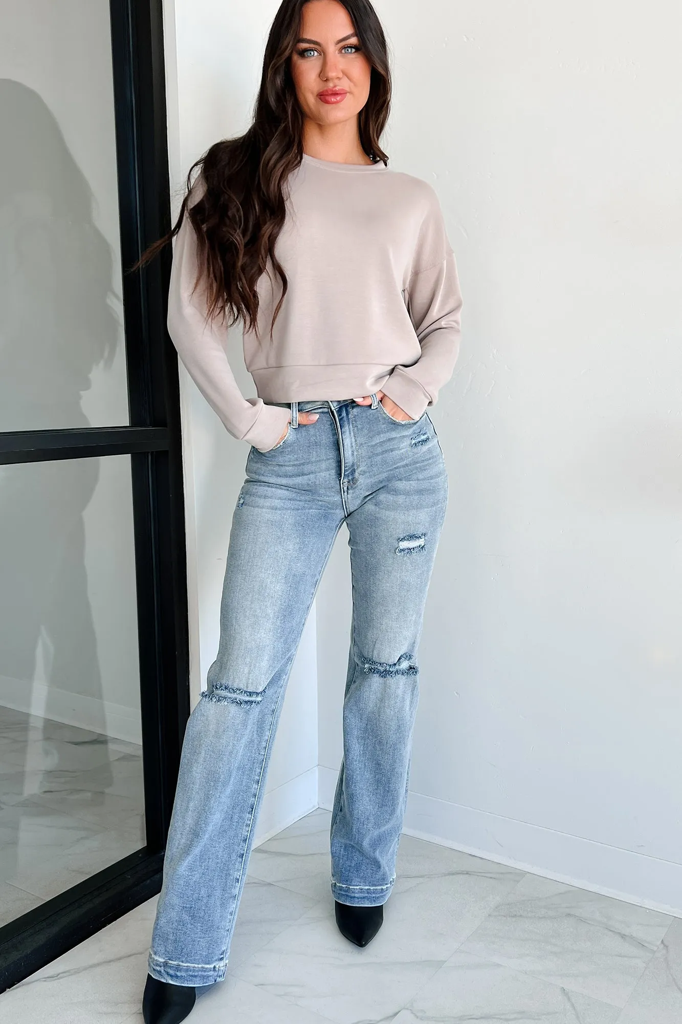 Ransom Lightweight Wasabi  Mint Sweatshirt (Light Taupe)