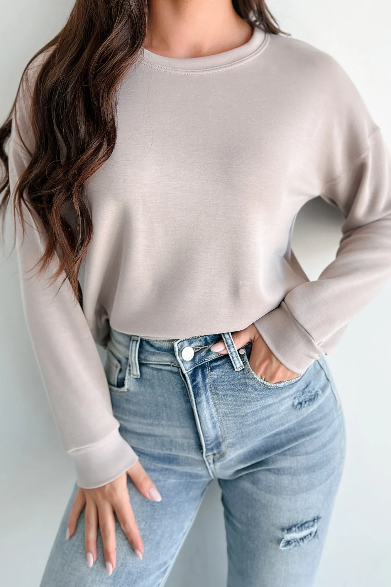 Ransom Lightweight Wasabi  Mint Sweatshirt (Light Taupe)