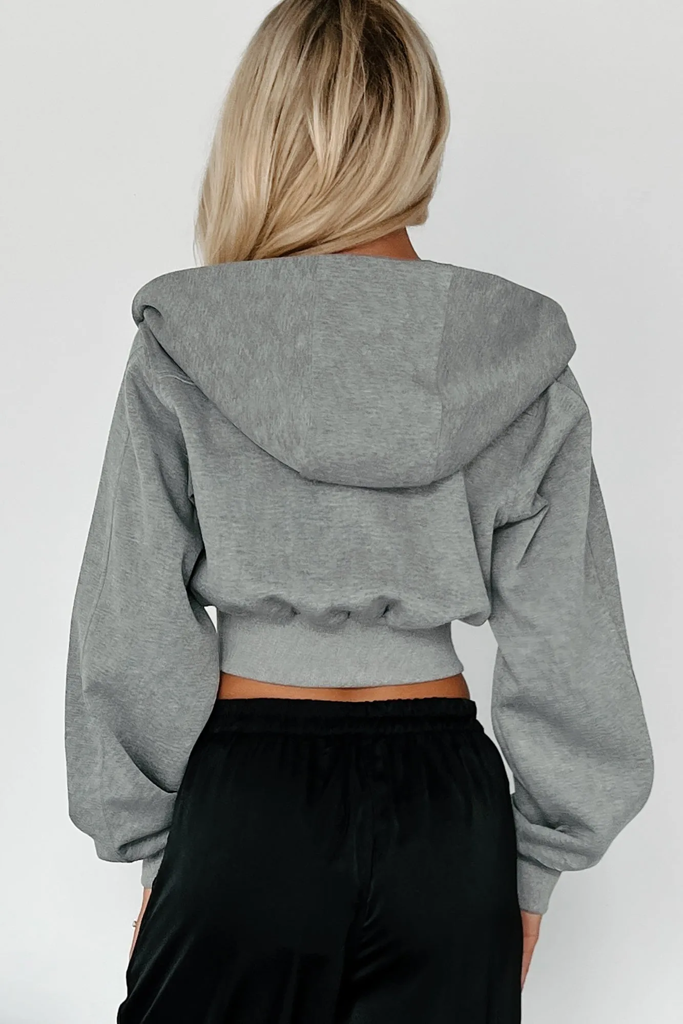 Rather Be Here Zip-Up Hoodie (Heather)