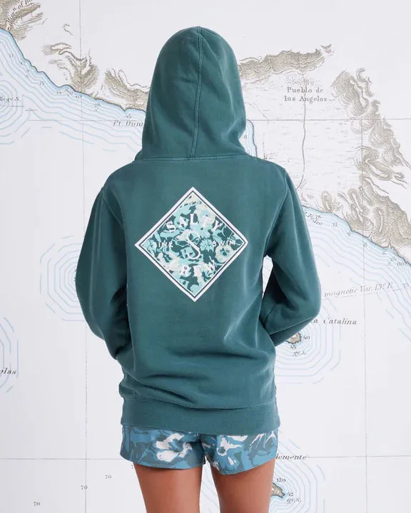 Retro Tippet Boyfriend Hoody - Fatigue