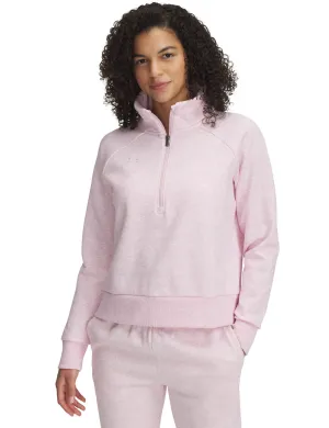 Rival Fleece 1/2 Zip - Prime Pink/White