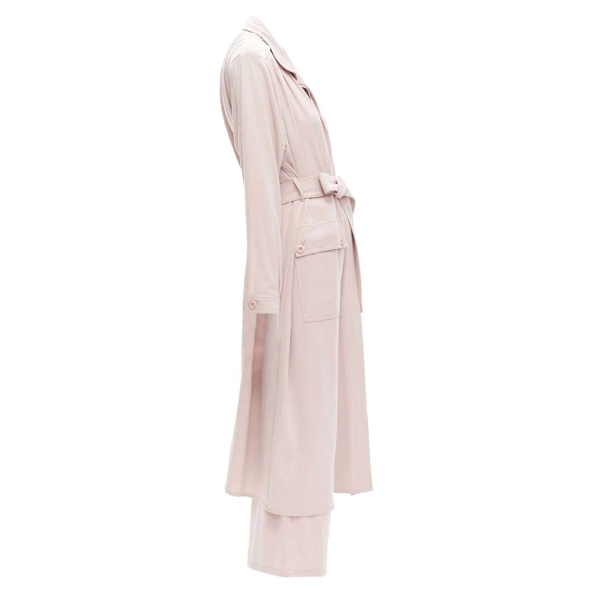 Rodebjer Odessa belted long line robe jacket wide pants set