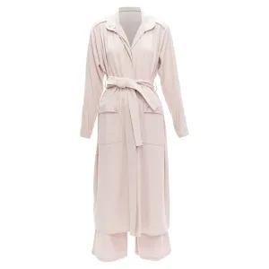 Rodebjer Odessa belted long line robe jacket wide pants set