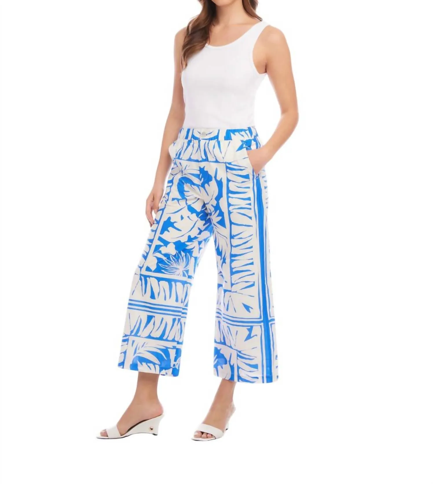 Rylie Cropped Pant In Print