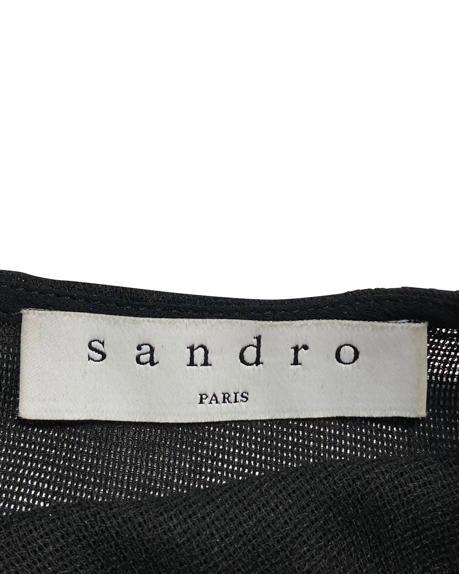Sandro Ruched Blouse in Yellow Viscose