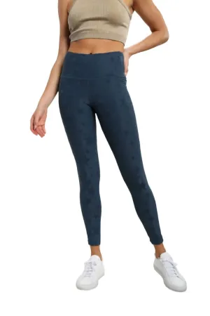 Seeing Stars High Waist Leggings In Midnight Navy