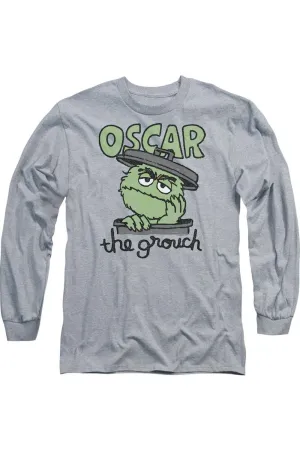 Sesame Street Canned Grouch Long Sleeve Adult Tee / T-Shirt