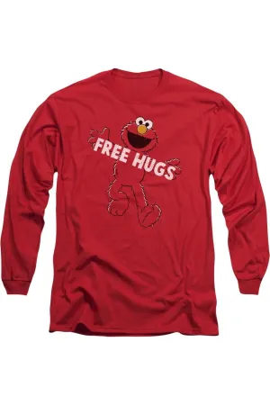 Sesame Street Free Hugs Long Sleeve Adult Tee / T-Shirt