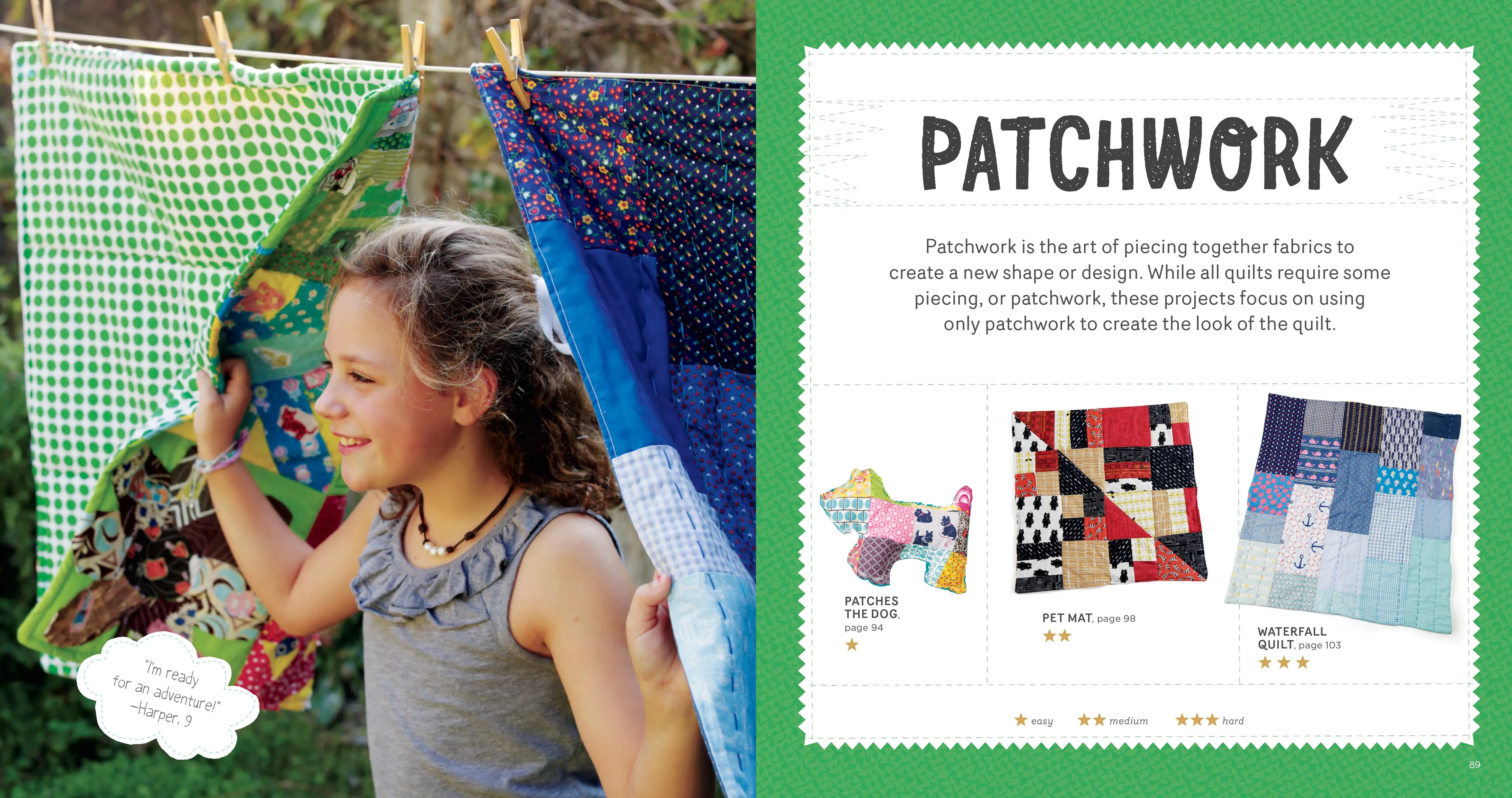 Sewing School Quilts - 15 Projects Kids Will Love To Make