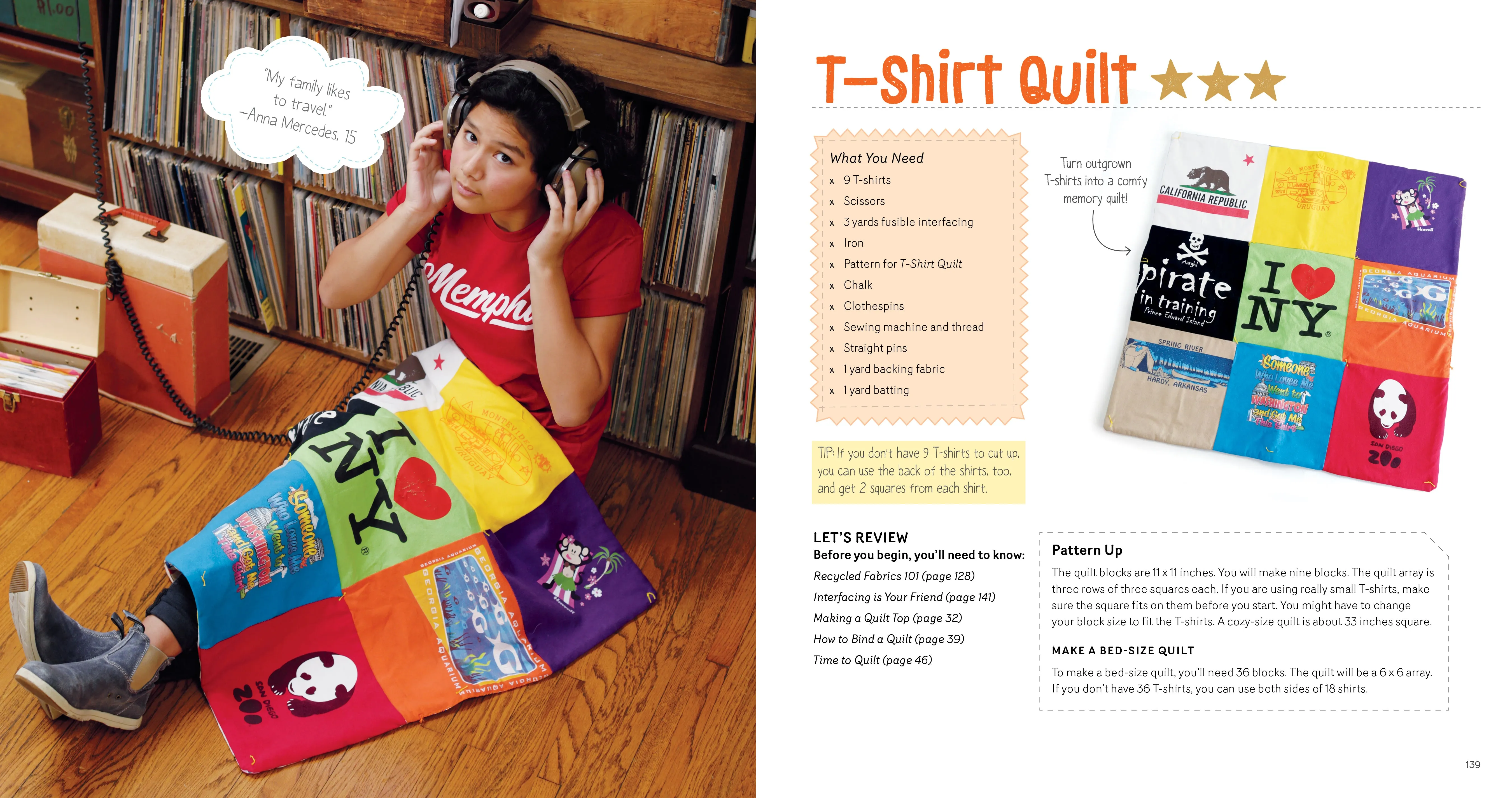 Sewing School Quilts - 15 Projects Kids Will Love To Make