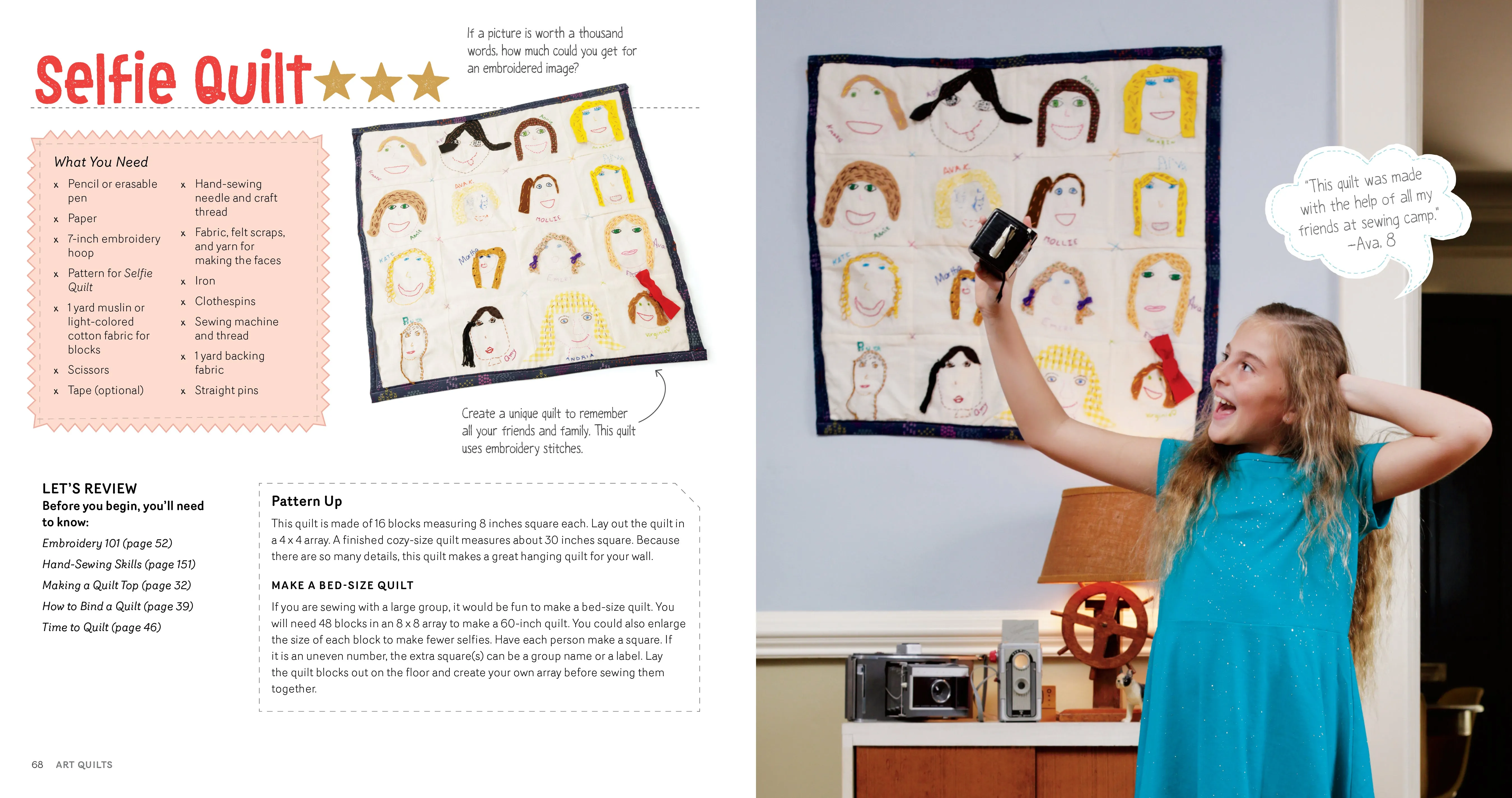 Sewing School Quilts - 15 Projects Kids Will Love To Make