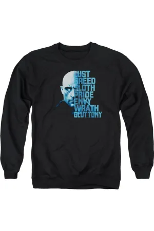 Shazam Movie Evil Sivana Adult Crewneck Sweatshirt