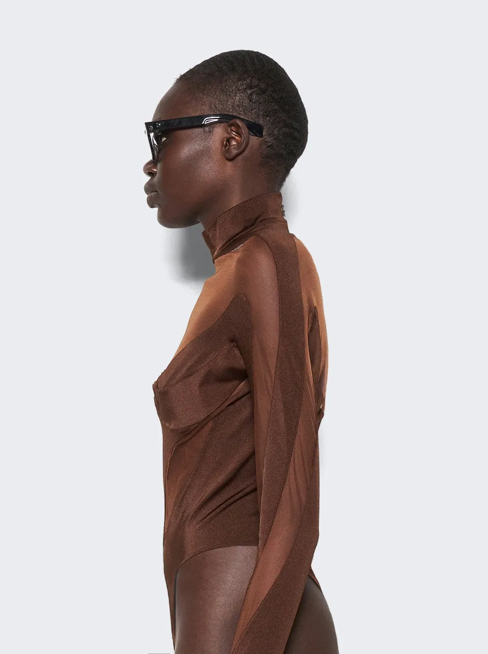 Sheer Panel Bodysuit