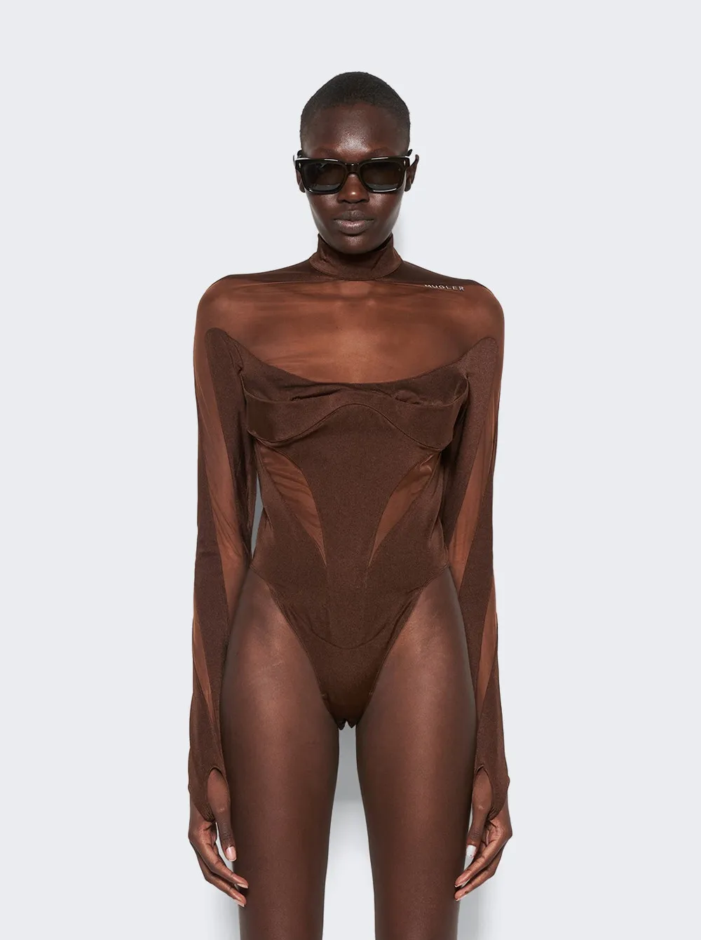 Sheer Panel Bodysuit