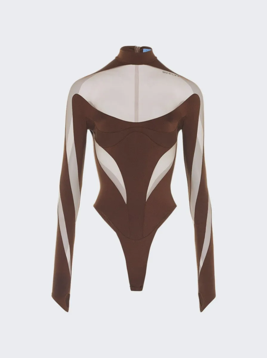 Sheer Panel Bodysuit