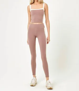 Sidelines Legging In Fawn/cream