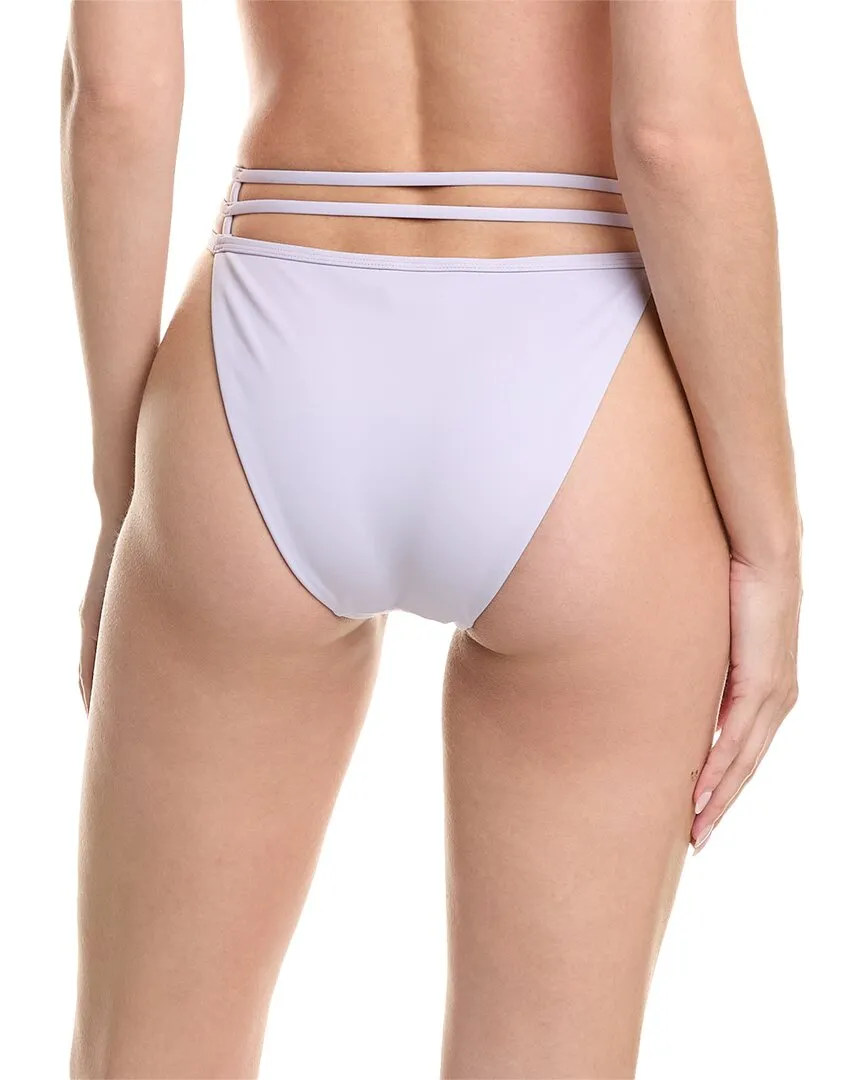 SIMKHAI Amenda Strappy Solid Bikini Bottom