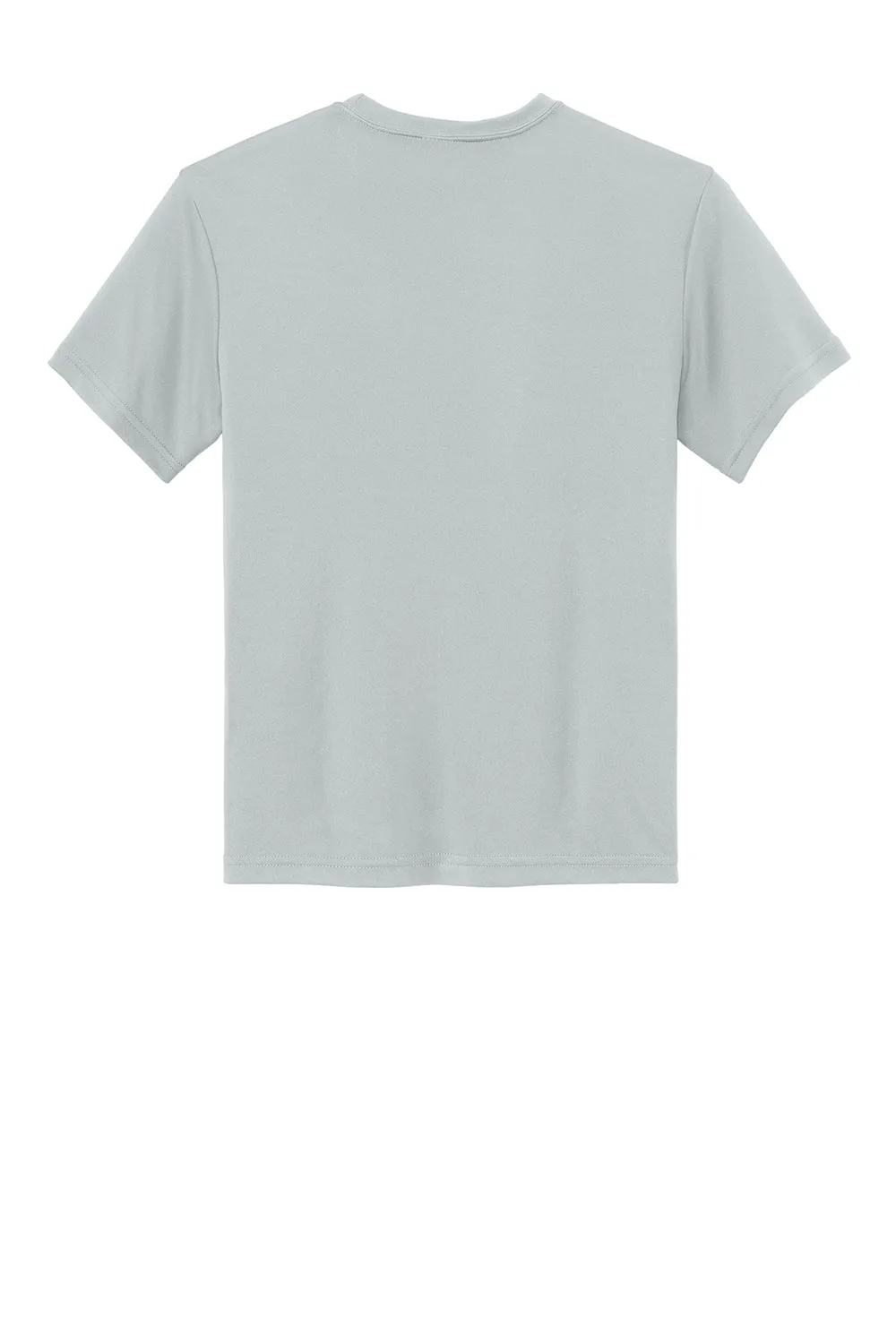 Sport-Tek Youth Competitor Moisture Wicking Short Sleeve Crewneck T-Shirt - Silver Grey