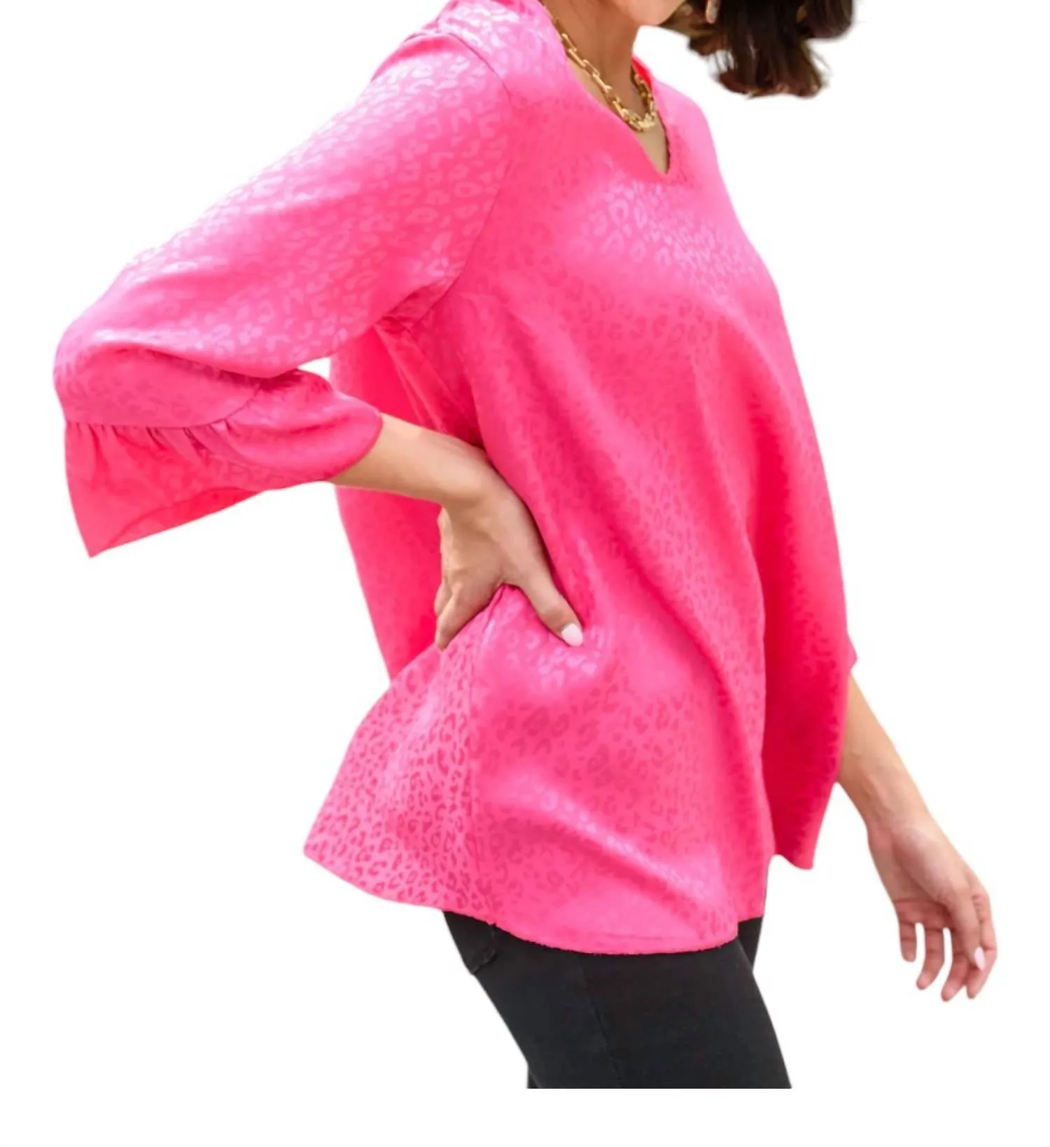 Spotlight On Me Blouse In Pink
