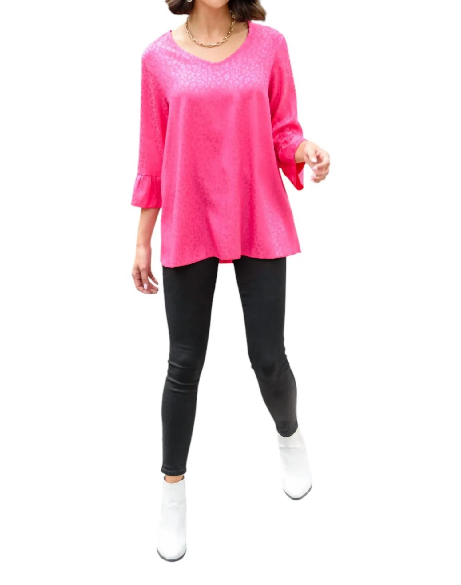 Spotlight On Me Blouse In Pink