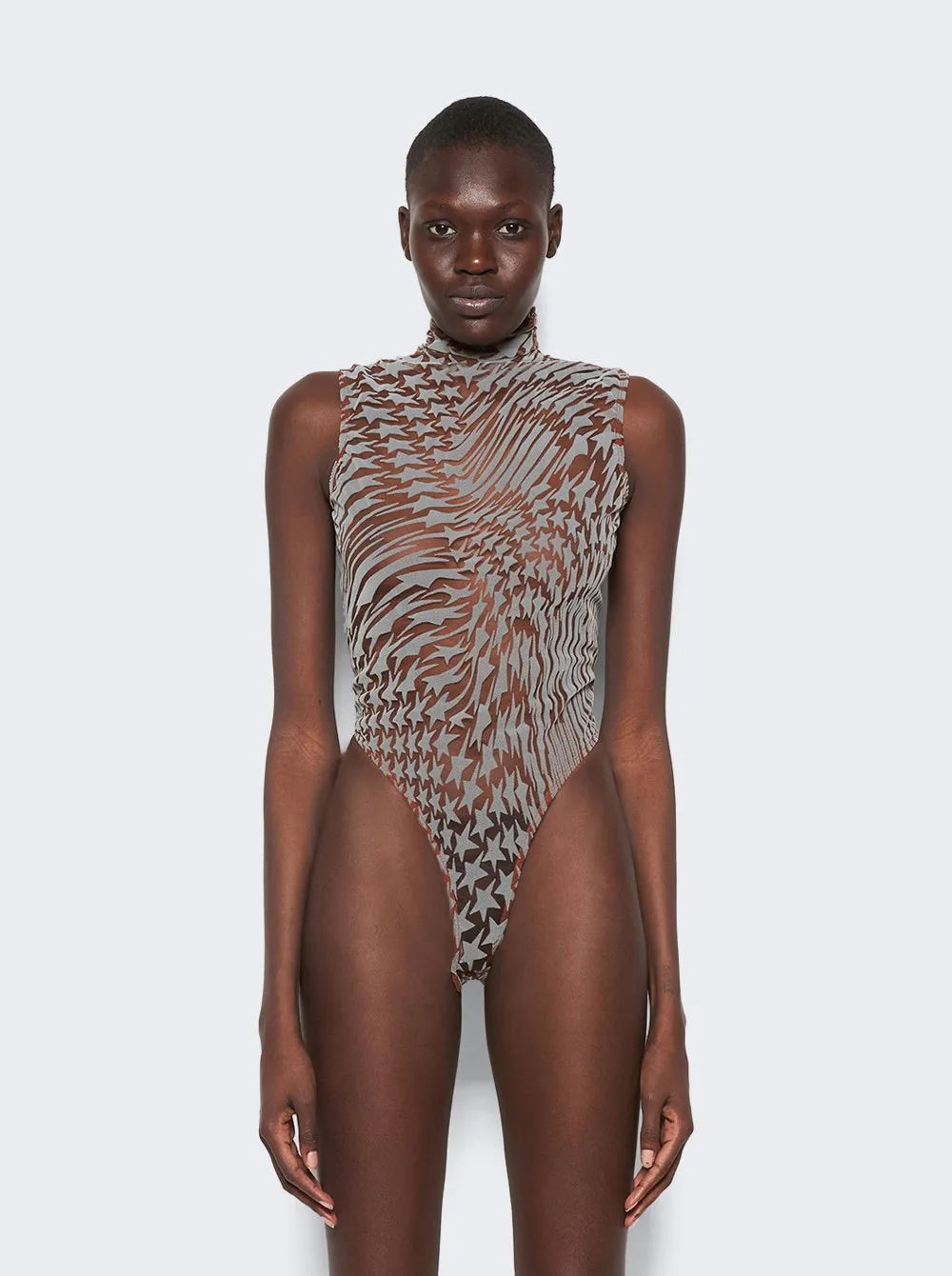 Star Print Bodysuit