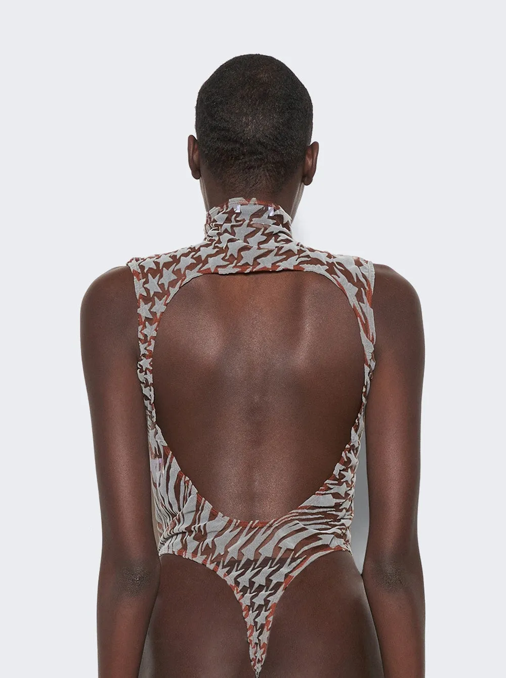 Star Print Bodysuit