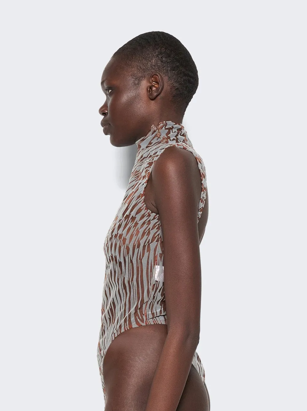 Star Print Bodysuit