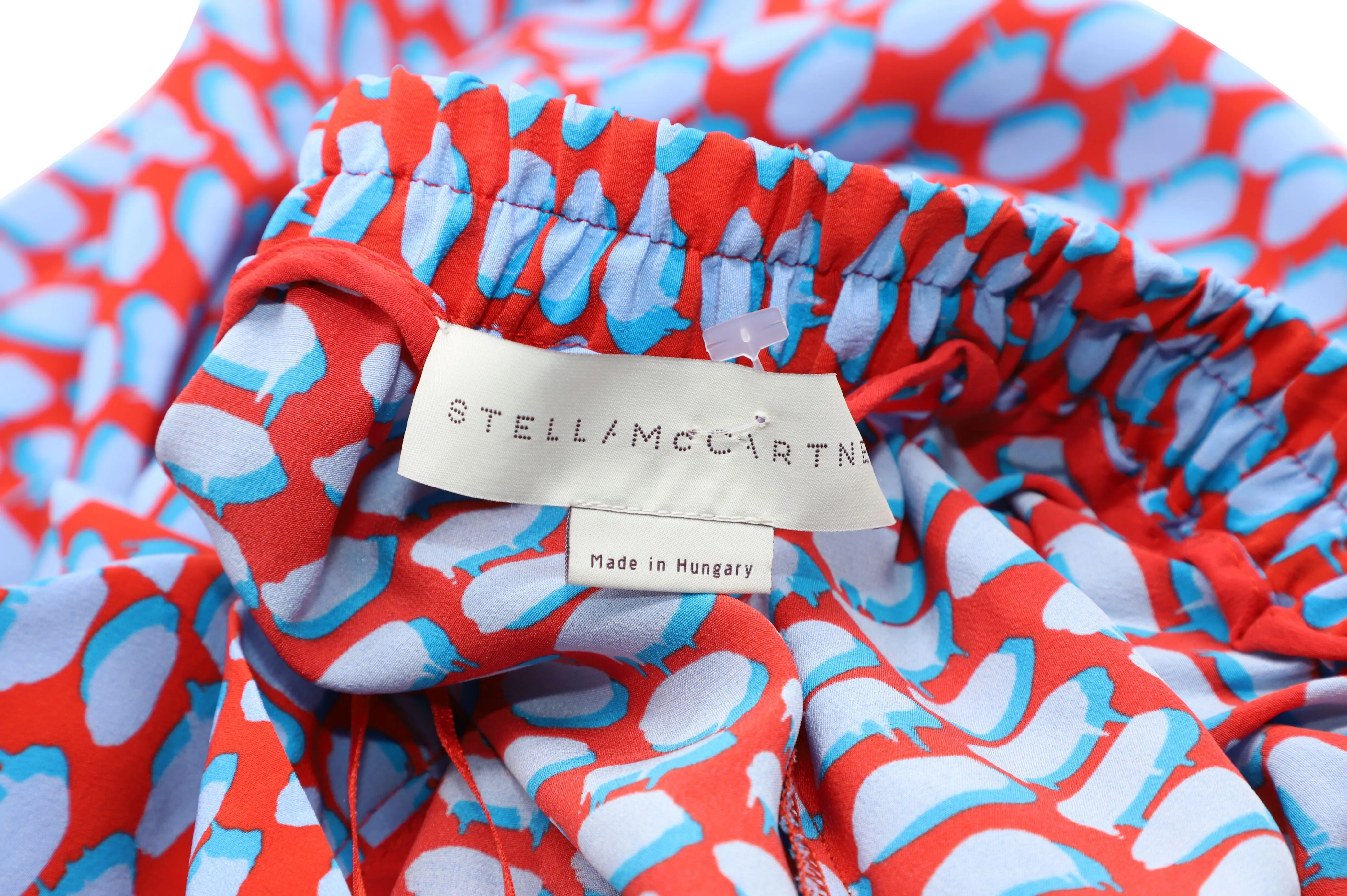 Stella McCartney Printed Pants in Red Cotton