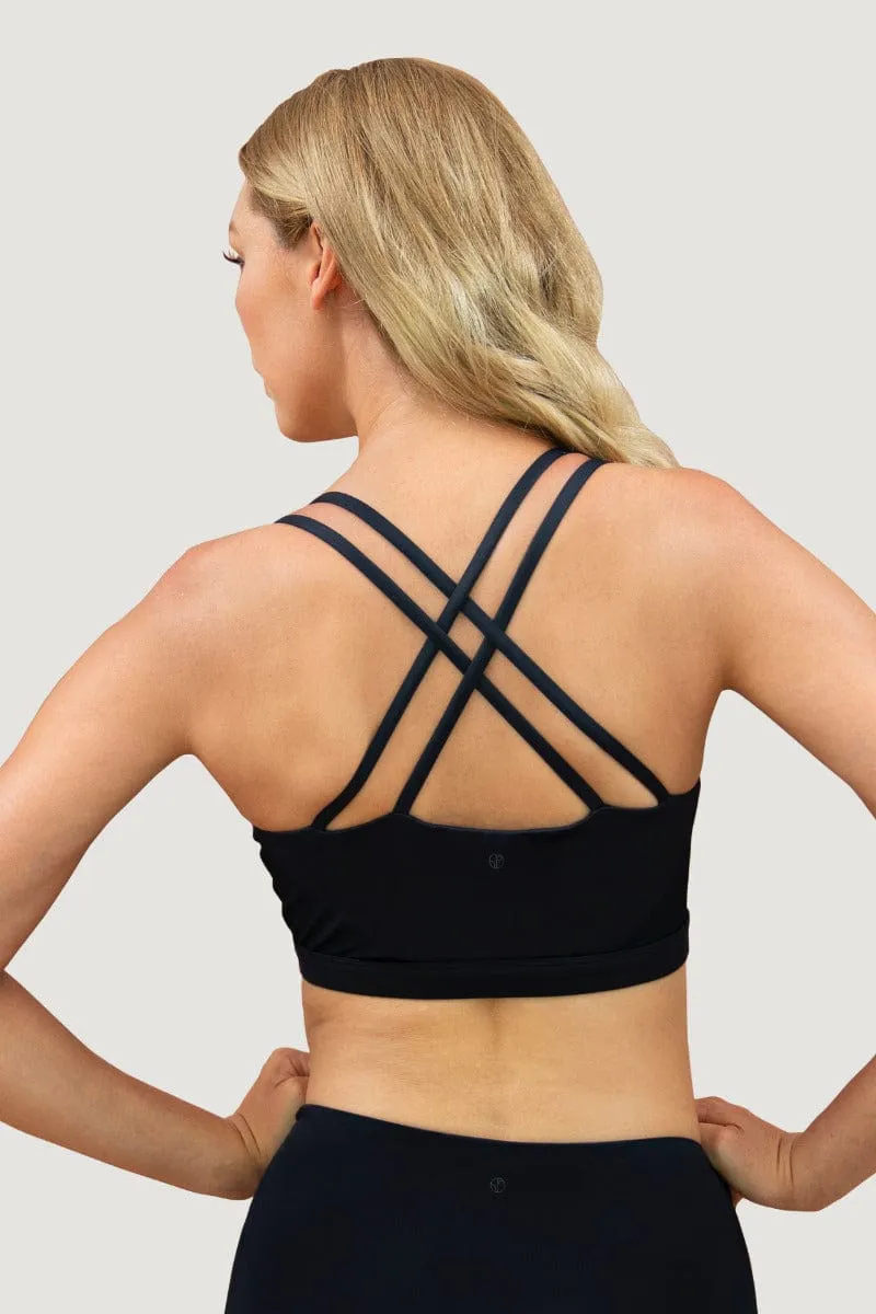 Stockholm Econyl® Bra Top | Onyx