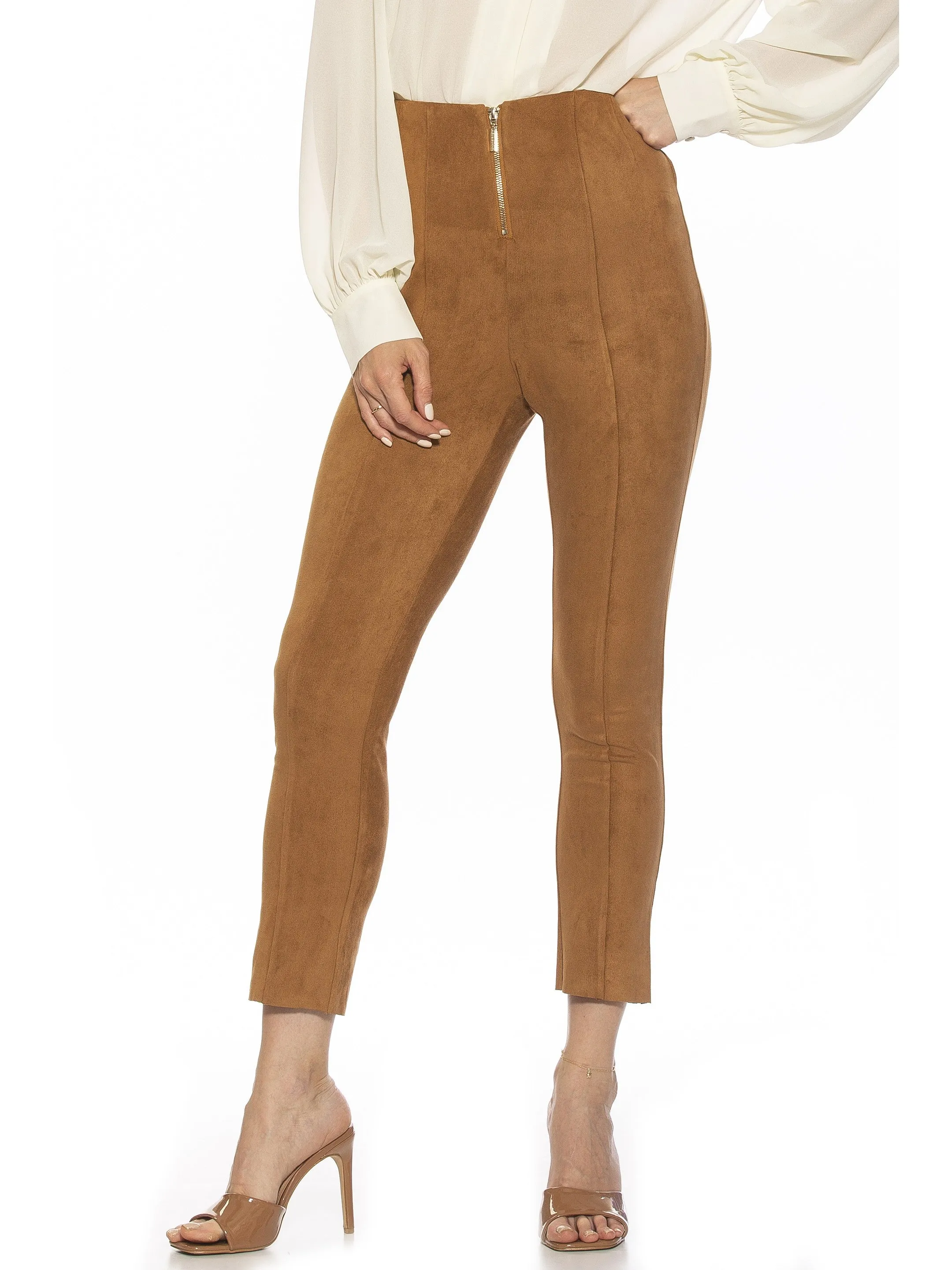 Suede Pants