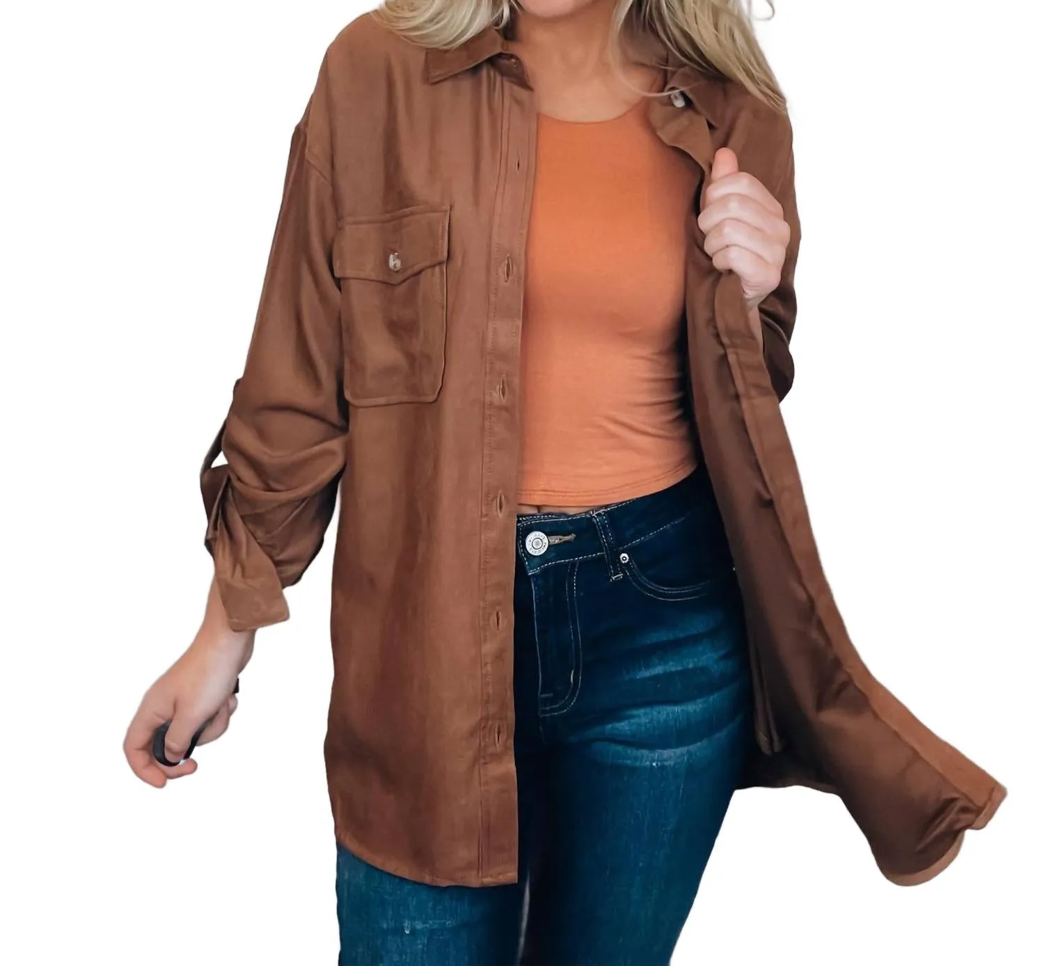 Super Chill Top In Brown