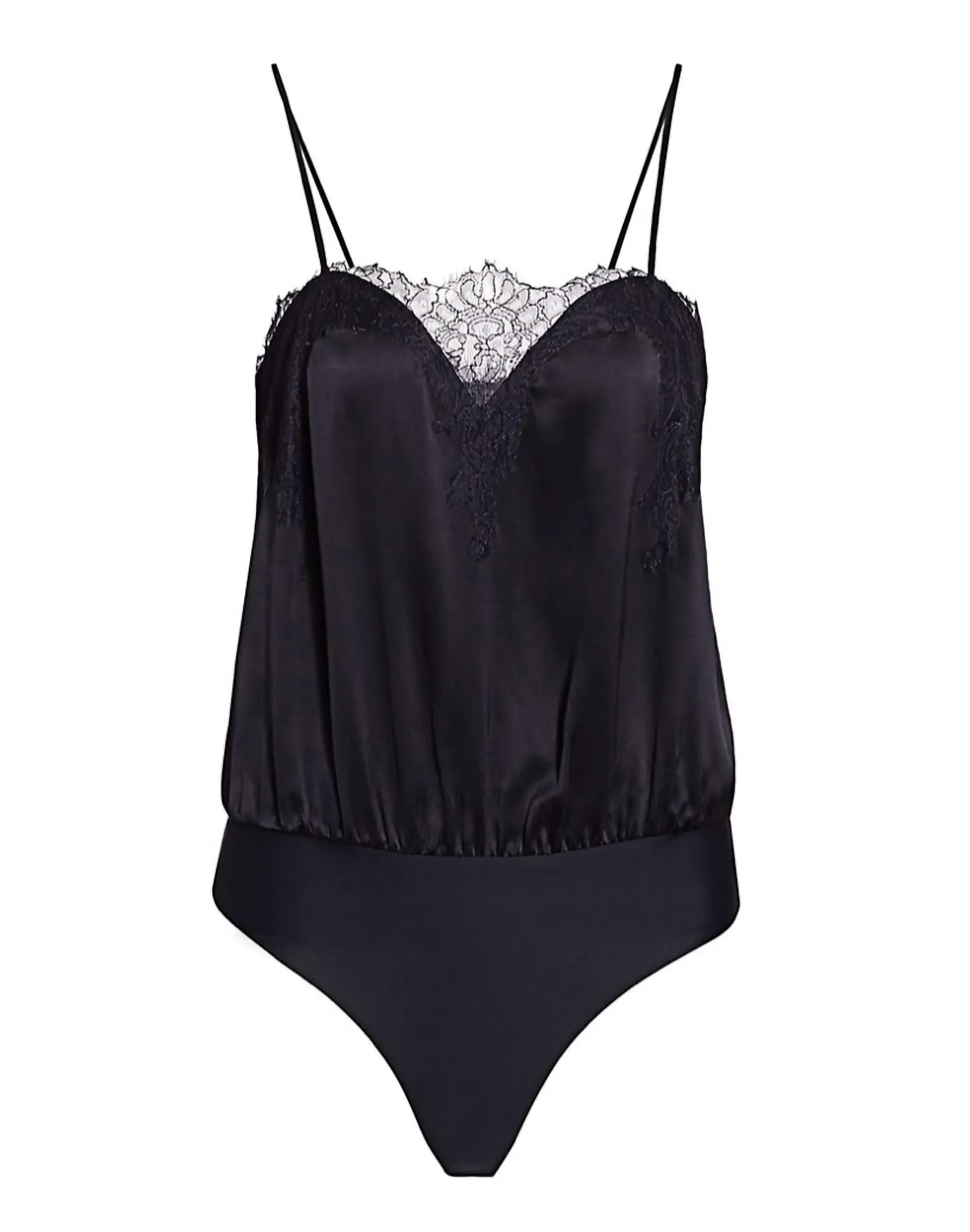 Sweetheart Bodysuit In Black