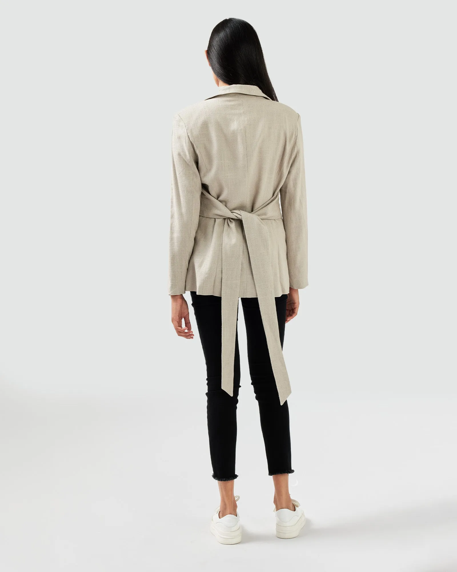 Synergy Wrap Blazer