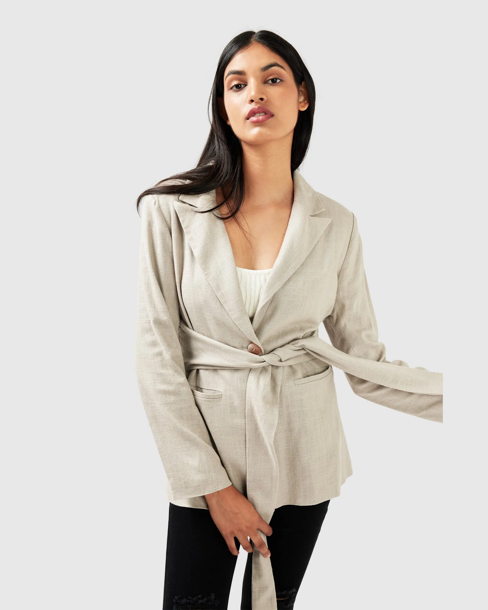 Synergy Wrap Blazer