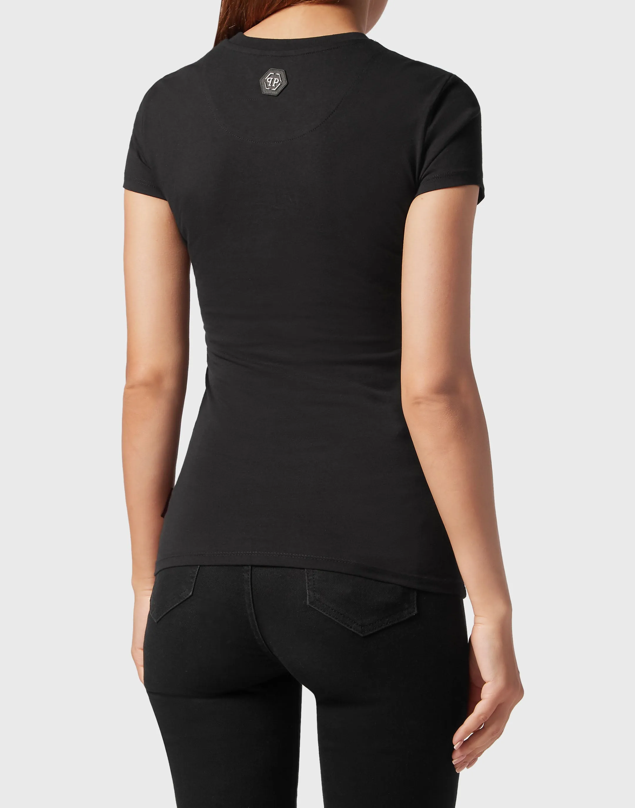 T-shirt Round Neck Sexy Pure Fit Skull
