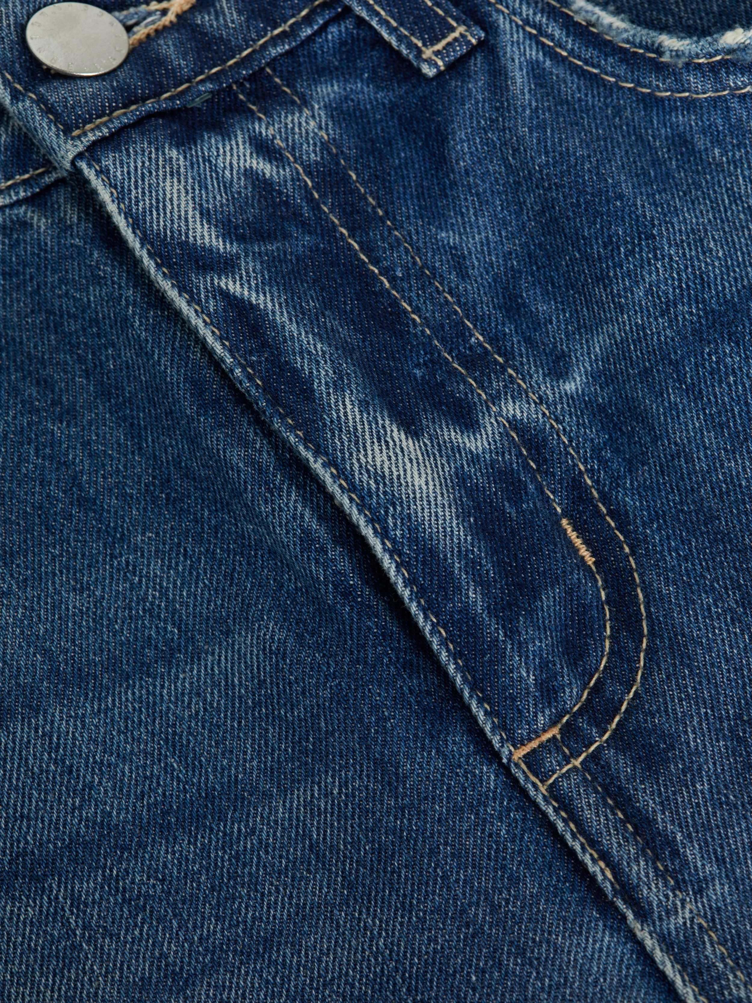 Teya Low-Rise Denim Short