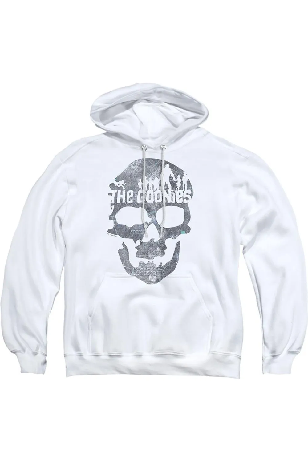 The Goonies Skull 2 Adult Pull Over Hoodie / Hooded Sweatshirt