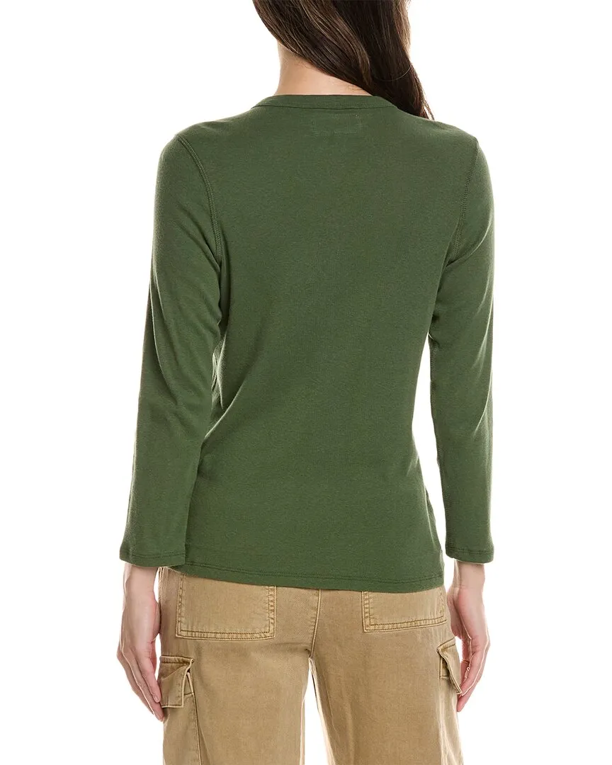 THE GREAT The Recycled Rib Slim Henley
