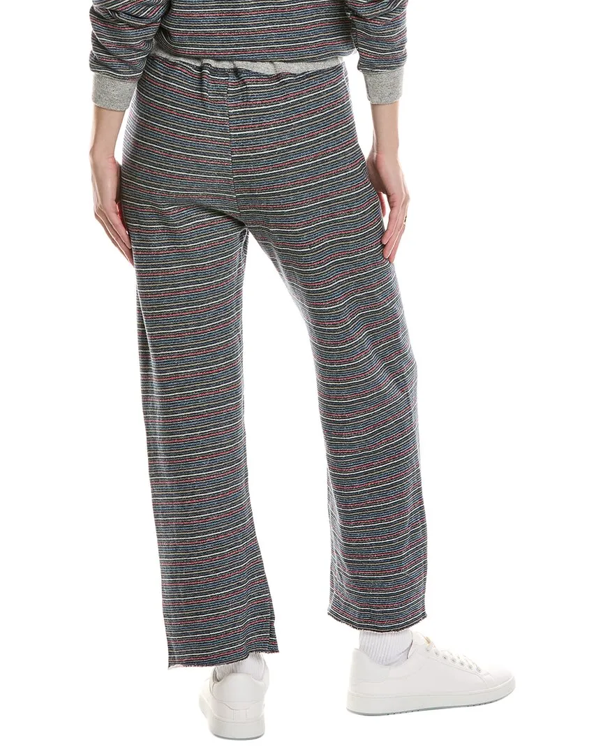 THE GREAT The Wide Leg Cropped Sweatpant