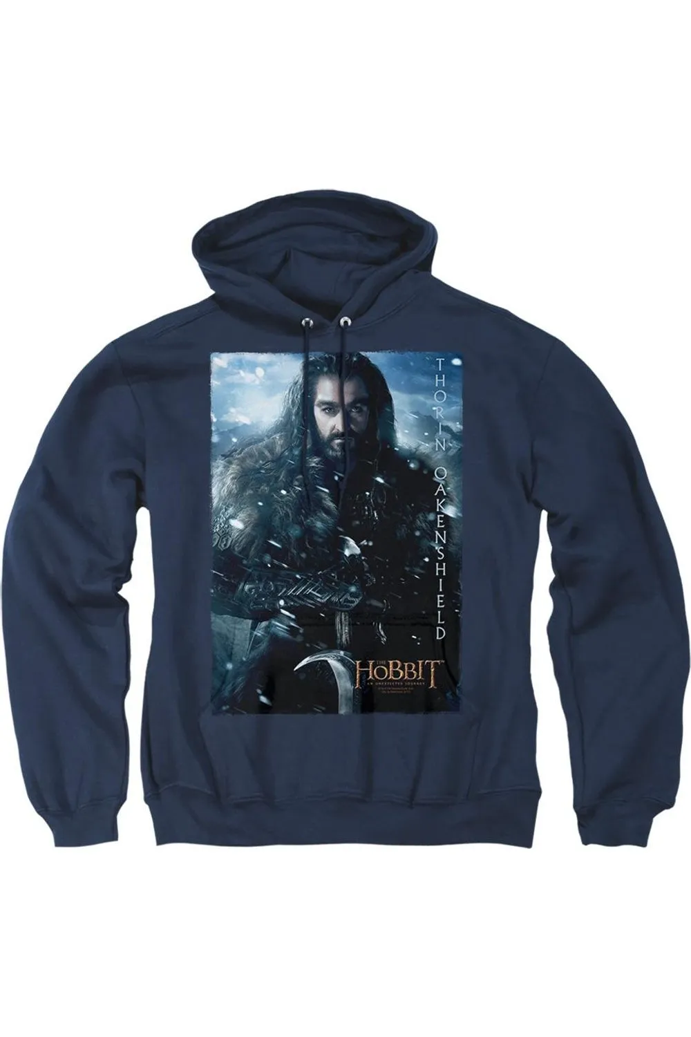 The Hobbit Thorin Poster Adult Pull Over Hoodie / Hooded Sweatshirt