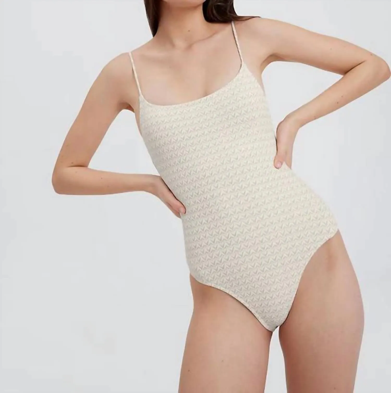 The Renna One Piece Swimsuit In Ecru